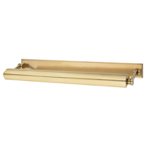 Merrick Picture Light 31.5" in aged brass — a Hudson Valley picture light for gallery walls and reading nooks at Laurie Yapp Home.