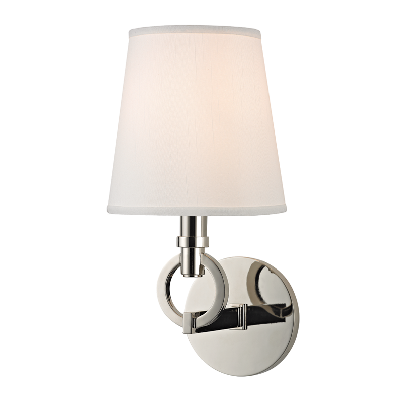 Malibu Wall Sconce in aged brass — a Hudson Valley wall sconce for bathrooms, hallways, and living rooms at Laurie Yapp Home.