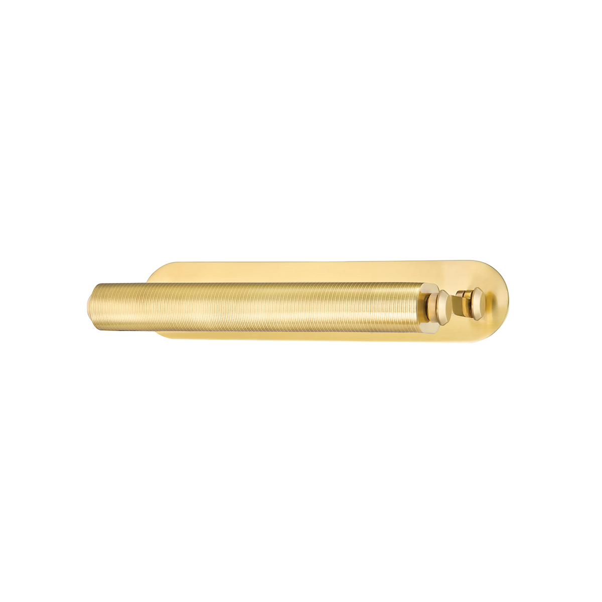 Stockport Picture Light 17" in aged brass — a Hudson Valley picture light for gallery walls and reading nooks at Laurie Yapp Home.