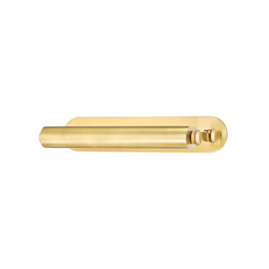 Stockport Picture Light 17" in aged brass — a Hudson Valley picture light for gallery walls and reading nooks at Laurie Yapp Home.