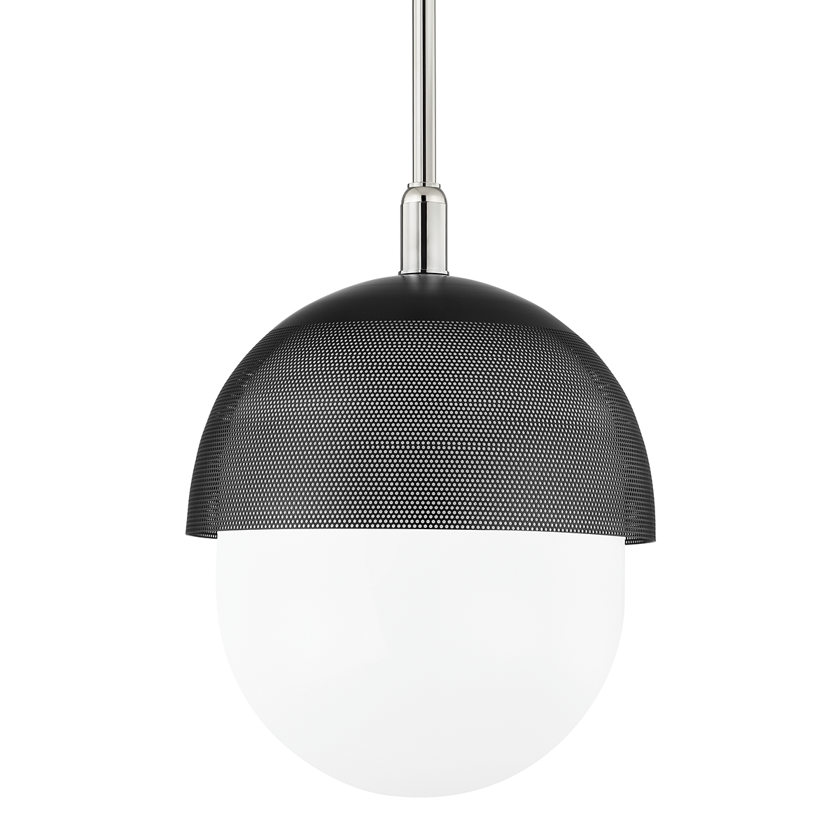 Nyack Pendant 19" in polished nickel — a Hudson Valley pendant for kitchens, entries, and dining rooms at Laurie Yapp Home.