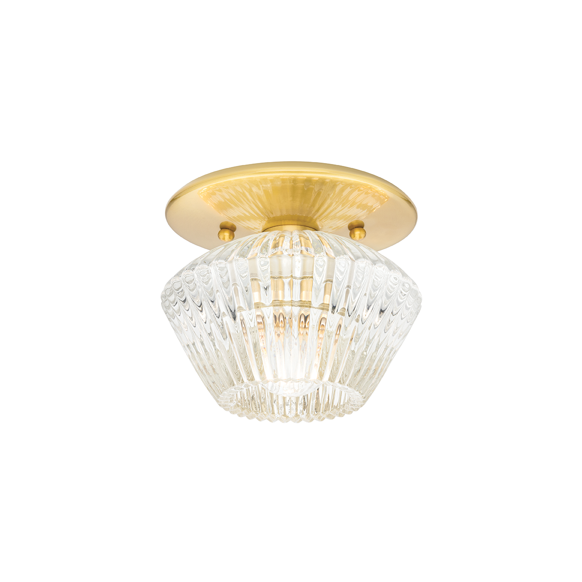 Barclay Wall Sconce in aged brass — a Hudson Valley wall sconce for bathrooms, hallways, and living rooms at Laurie Yapp Home.