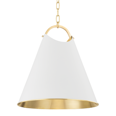 Laiton vieilli / Blanc doux