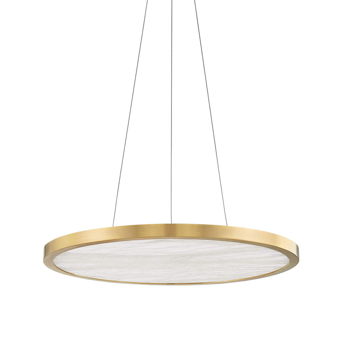 Eastport Chandelier 24.25" in aged brass — a Hudson Valley chandelier for dining rooms, entries, and living rooms at Laurie Yapp Home.