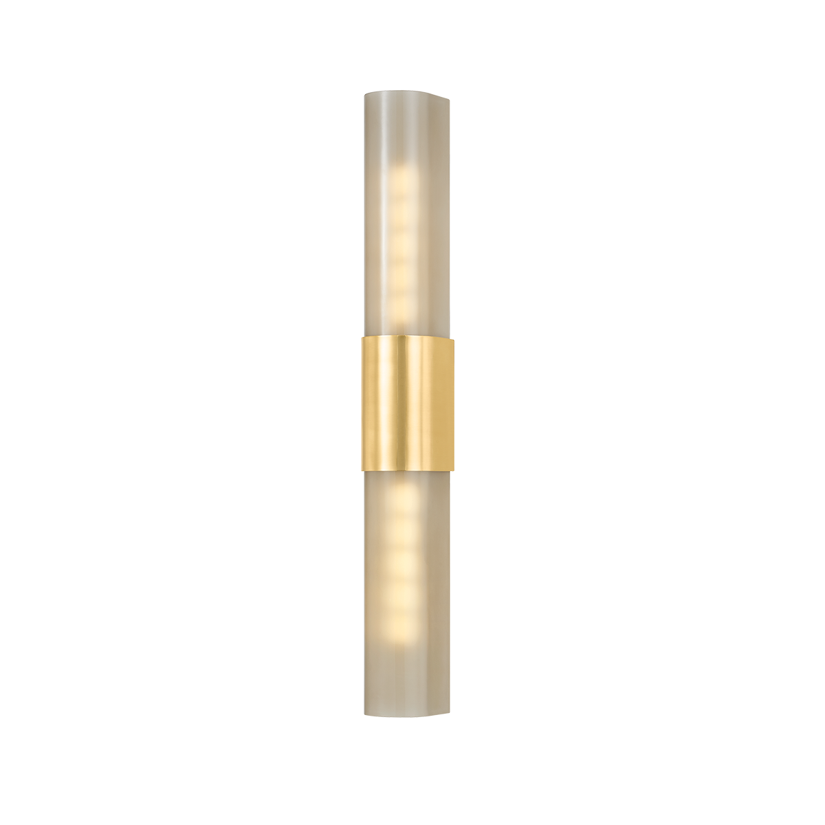 Somersville Wall Sconce 3.25" x 27.25" in aged brass — a Hudson Valley wall sconce for bathrooms, hallways, and living rooms at Laurie Yapp Home.