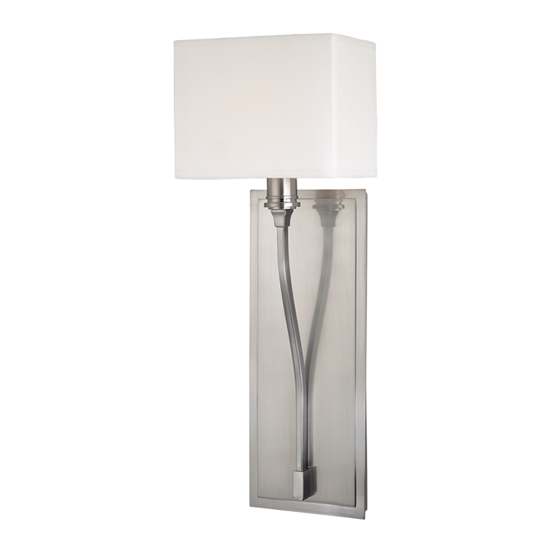 Selkirk Wall Sconce 7" in polished nickel — a Hudson Valley wall sconce for bathrooms, hallways, and living rooms at Laurie Yapp Home.