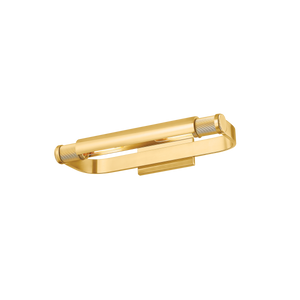 Elm Park Picture Light 18" in aged brass — a Hudson Valley picture light for gallery walls and reading nooks at Laurie Yapp Home.