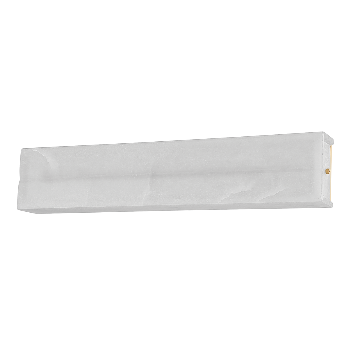 Bremsen Wall Sconce 5" x 24.5" in aged brass — a Hudson Valley wall sconce for bathrooms, hallways, and living rooms at Laurie Yapp Home.