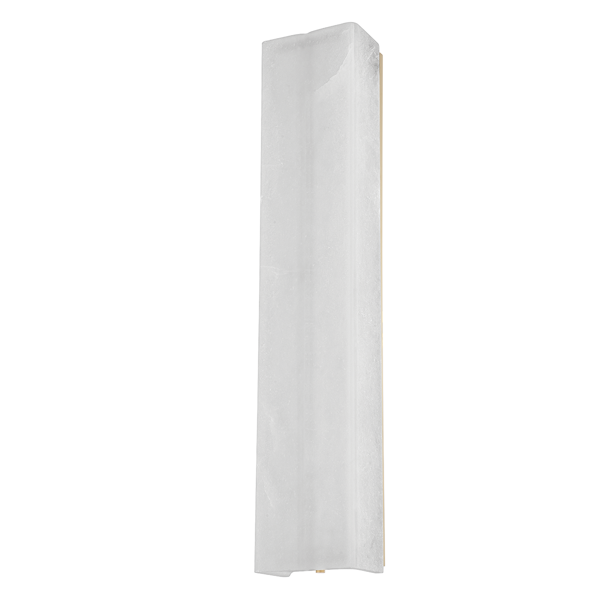 Bremsen Wall Sconce 5" x 24.5" in aged brass — a Hudson Valley wall sconce for bathrooms, hallways, and living rooms at Laurie Yapp Home.