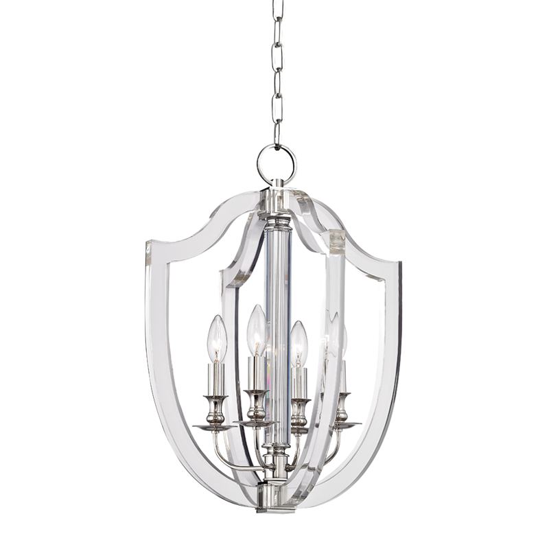Arietta Pendant 16.5" in aged brass — a Hudson Valley pendant for kitchens, entries, and dining rooms at Laurie Yapp Home.