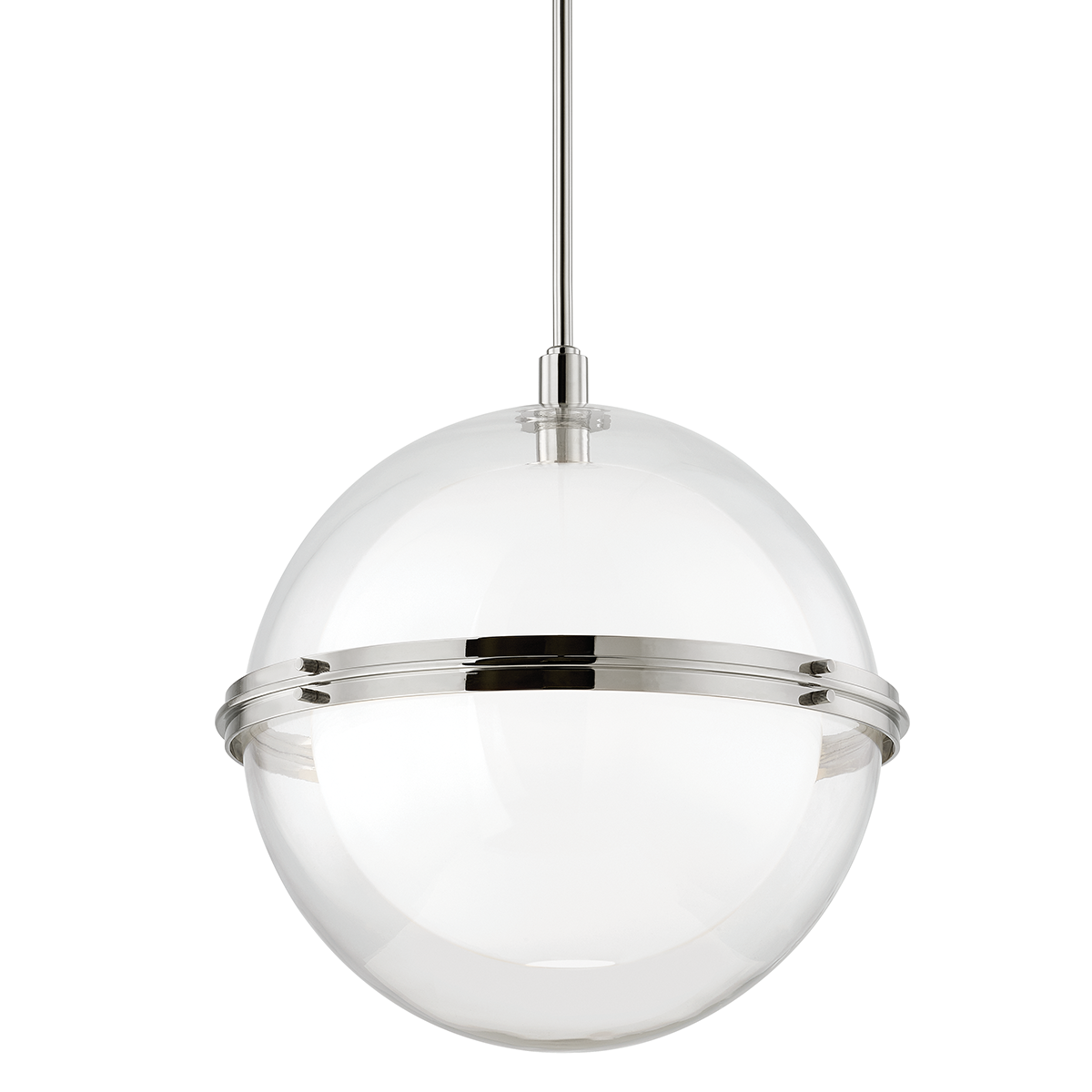 Northport Pendant 22" in aged brass — a Hudson Valley pendant for kitchens, entries, and dining rooms at Laurie Yapp Home.