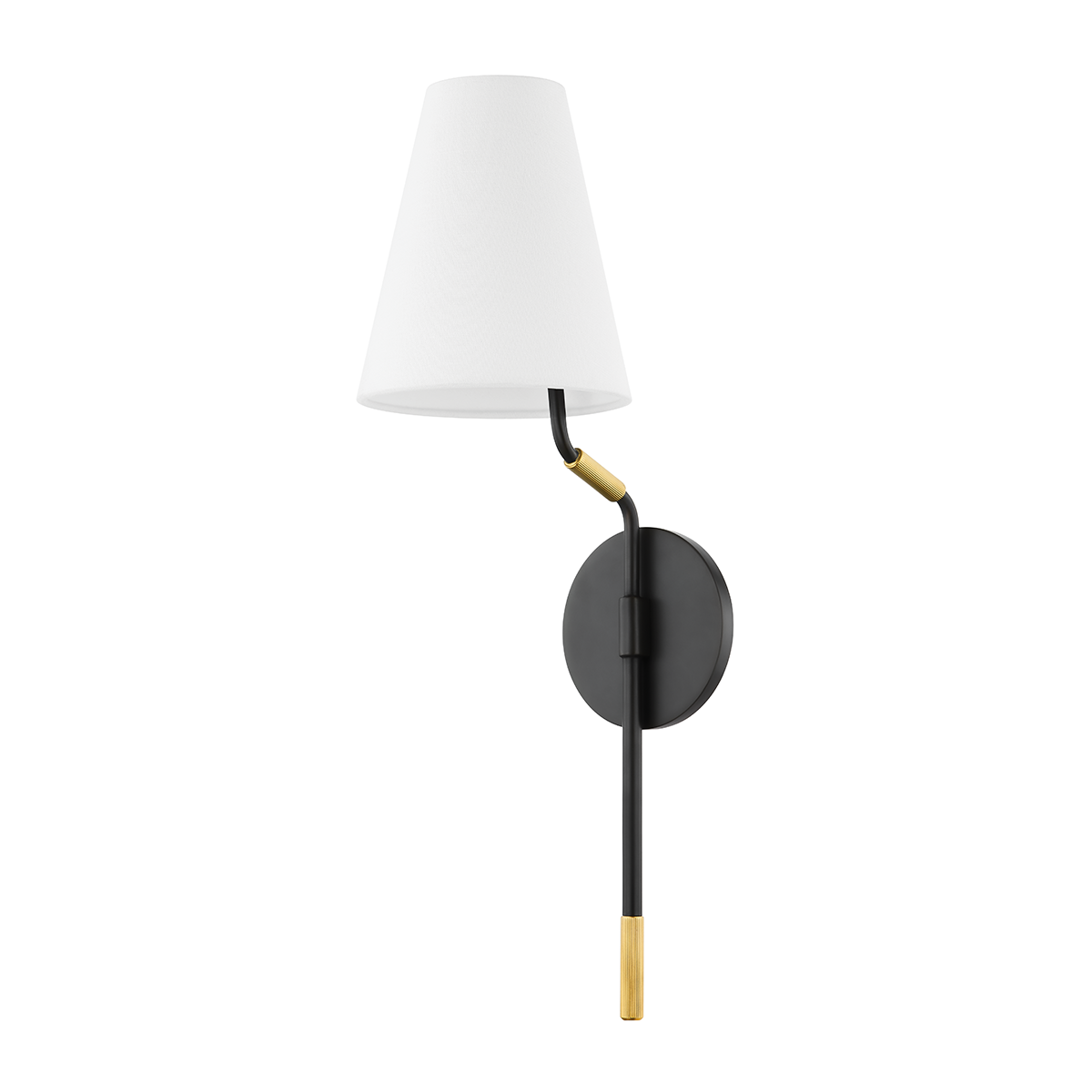 Stanwyck Wall Sconce in aged brass — a Hudson Valley wall sconce for bathrooms, hallways, and living rooms at Laurie Yapp Home.