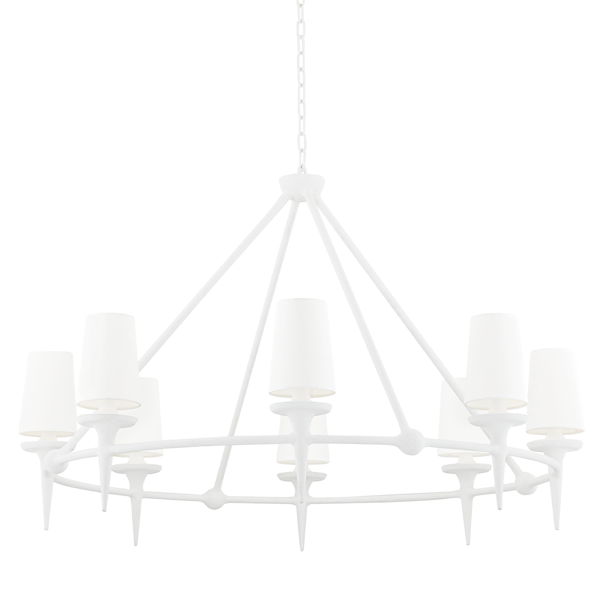 Torch Chandelier — a Hudson Valley chandelier for dining rooms, entries, and living rooms at Laurie Yapp Home.