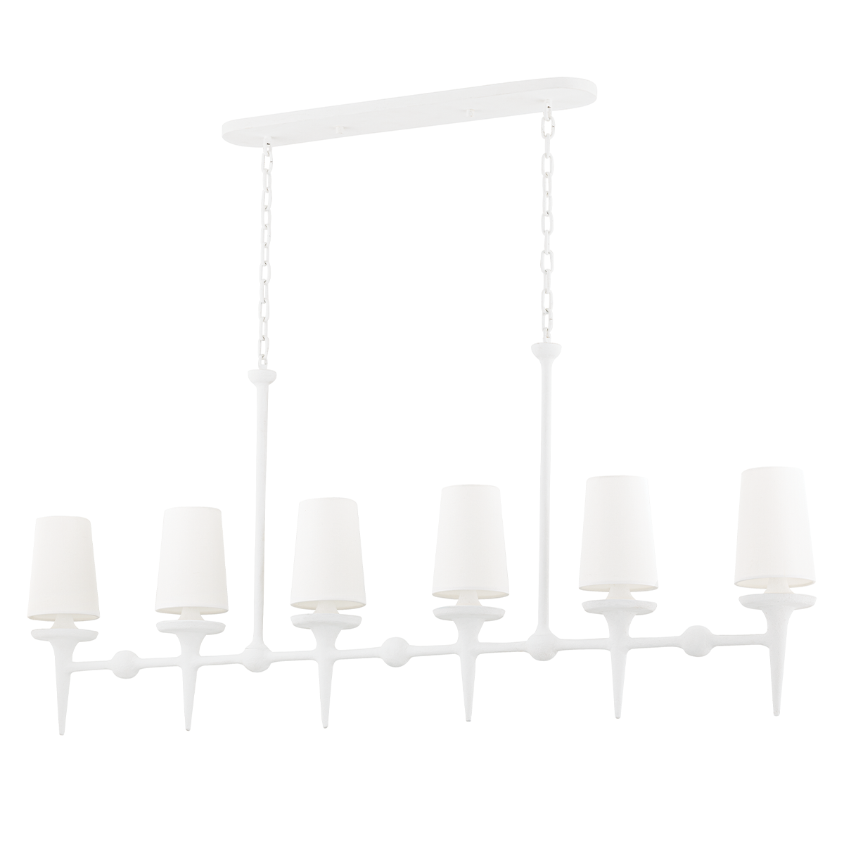 Torch Linear — a Hudson Valley linear for dining rooms, kitchen islands, and long consoles at Laurie Yapp Home.