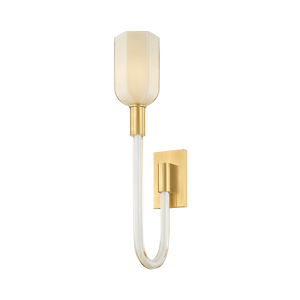 Chester Park Wall Sconce in aged brass — a Hudson Valley wall sconce for bathrooms, hallways, and living rooms at Laurie Yapp Home.