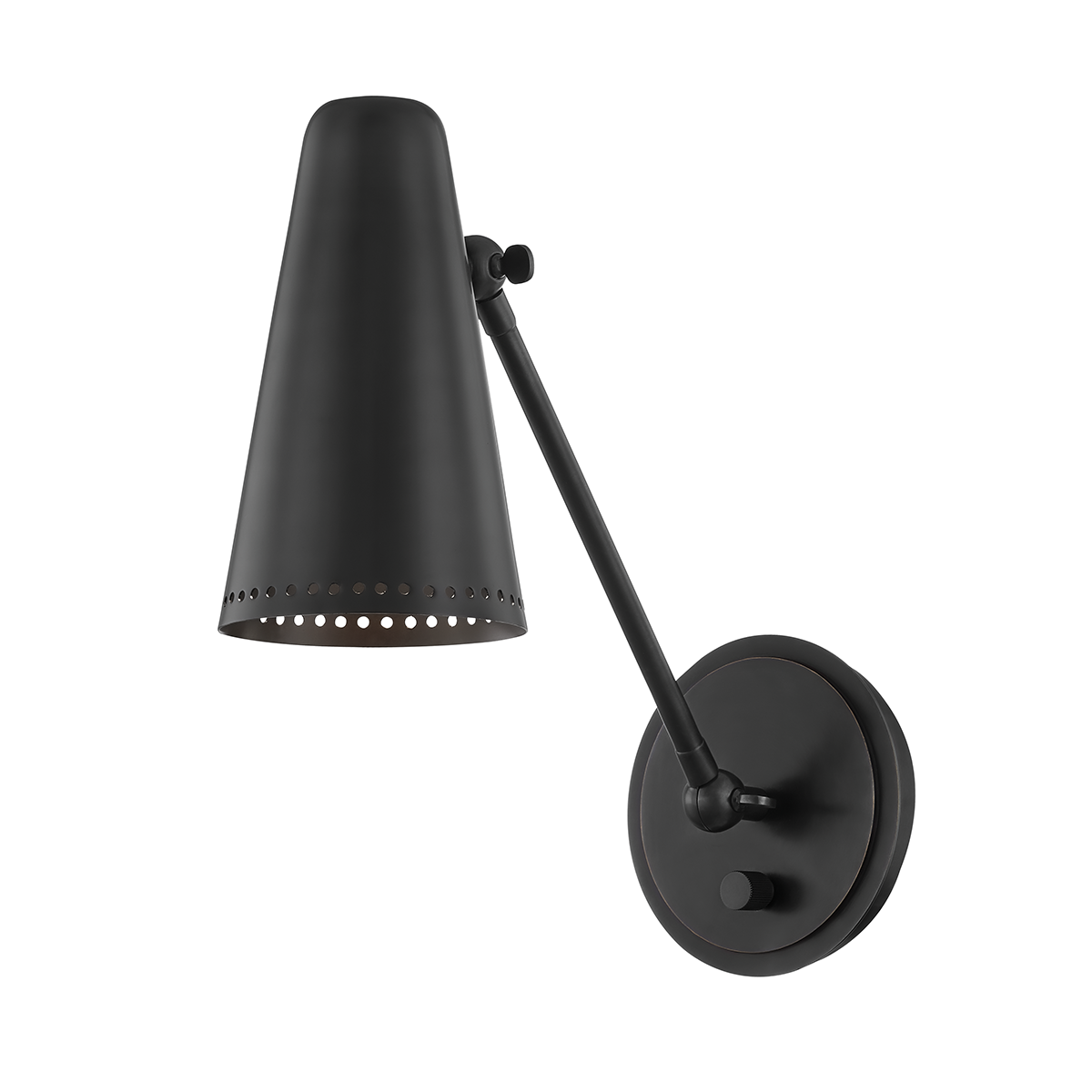 Easley Wall Sconce in aged brass — a Hudson Valley wall sconce for bathrooms, hallways, and living rooms at Laurie Yapp Home.