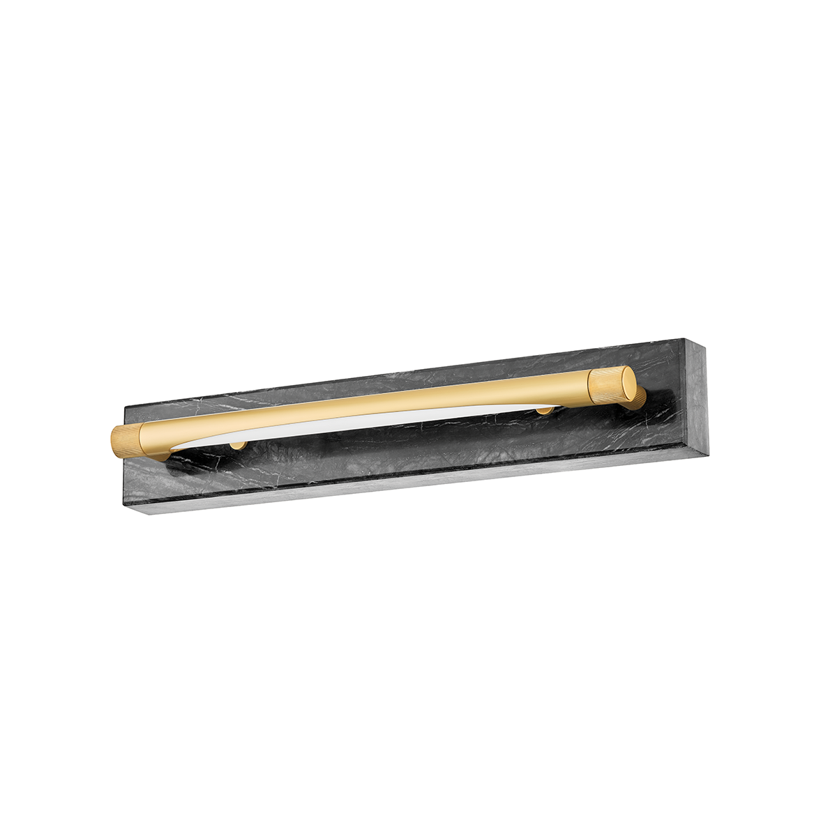 Hayden Wall Sconce 0" x 3" in aged brass — a Hudson Valley wall sconce for bathrooms, hallways, and living rooms at Laurie Yapp Home.