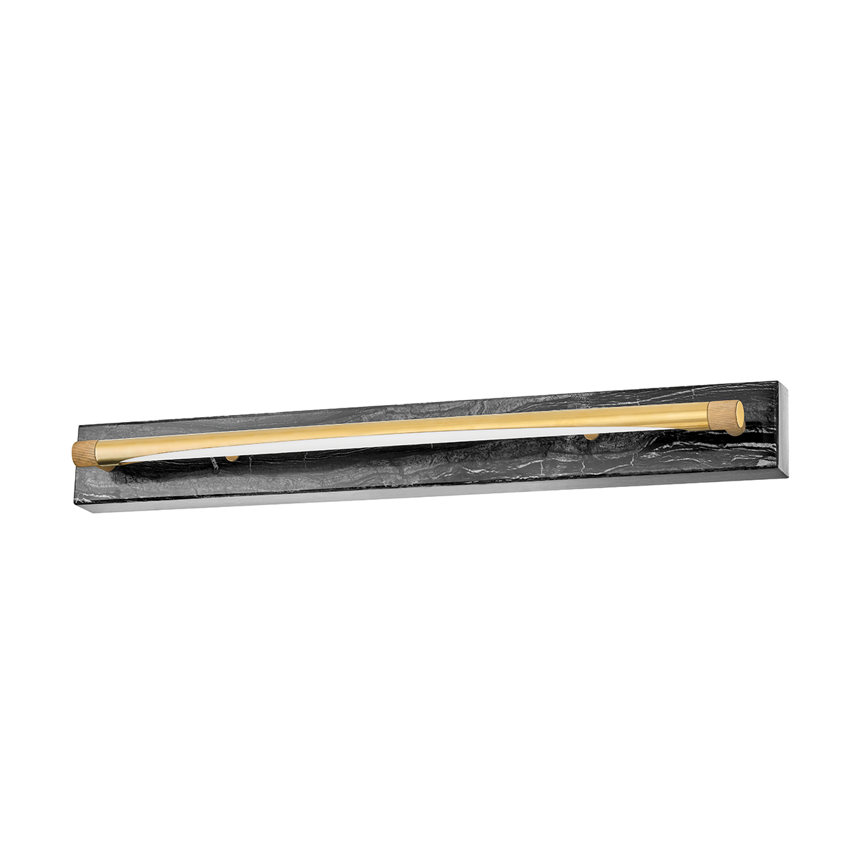 Hayden Wall Sconce 0" x 3" in aged brass — a Hudson Valley wall sconce for bathrooms, hallways, and living rooms at Laurie Yapp Home.