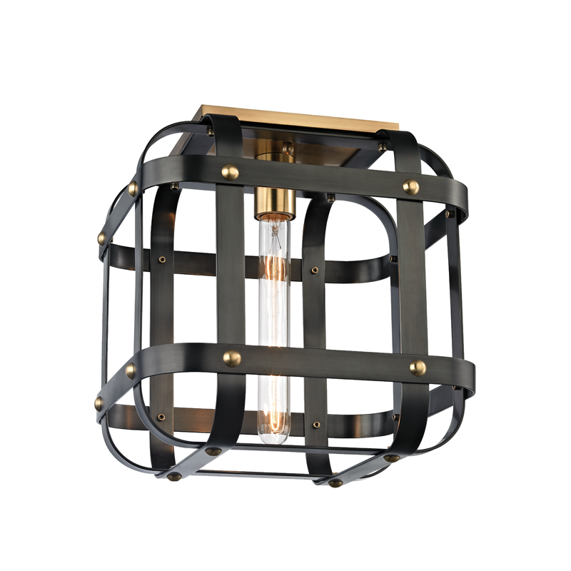 Colchester Semi Flush — a Hudson Valley semi flush for hallways, bedrooms, and entryways at Laurie Yapp Home.