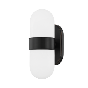 Beckler Wall Sconce in bronze — a Hudson Valley wall sconce for bathrooms, hallways, and living rooms at Laurie Yapp Home.