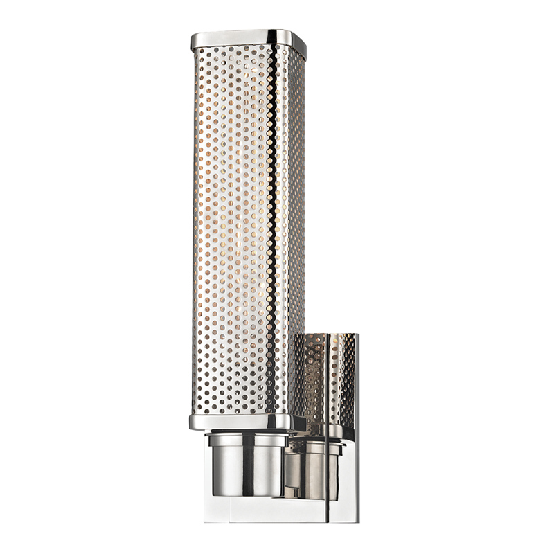 Gibbs Wall Sconce 4.5" x 12.5" in bronze — a Hudson Valley wall sconce for bathrooms, hallways, and living rooms at Laurie Yapp Home.