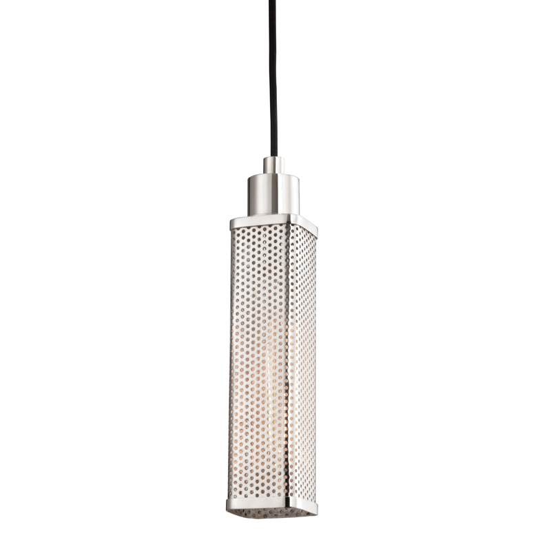 Gibbs Pendant in polished nickel — a Hudson Valley pendant for kitchens, entries, and dining rooms at Laurie Yapp Home.
