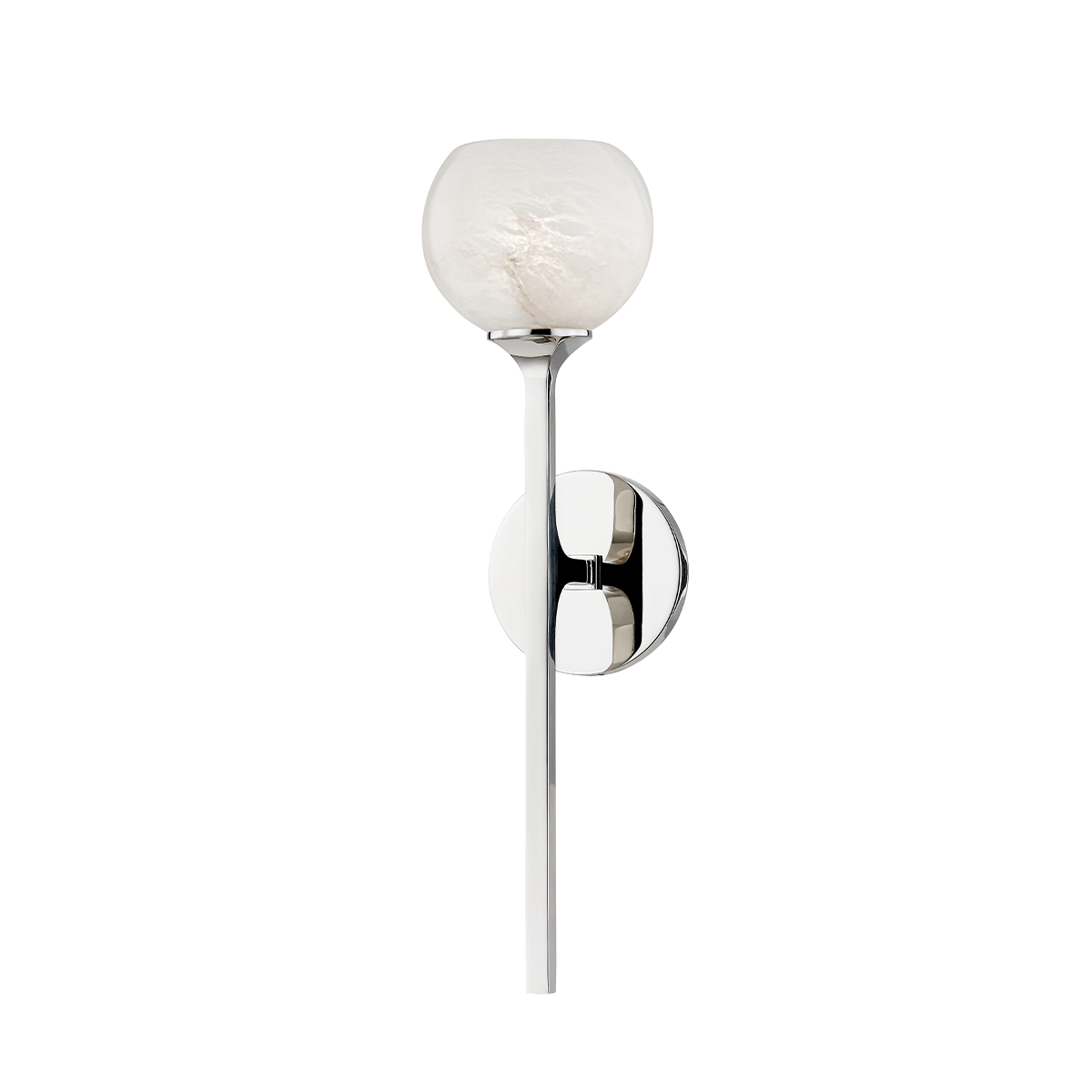Melton Wall Sconce 1-Light 5" x 18.5" in aged brass — a Hudson Valley wall sconce for bathrooms, hallways, and living rooms at Laurie Yapp Home.