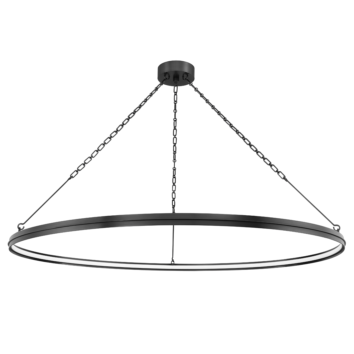 Rosendale Chandelier 56" in aged brass — a Hudson Valley chandelier for dining rooms, entries, and living rooms at Laurie Yapp Home.
