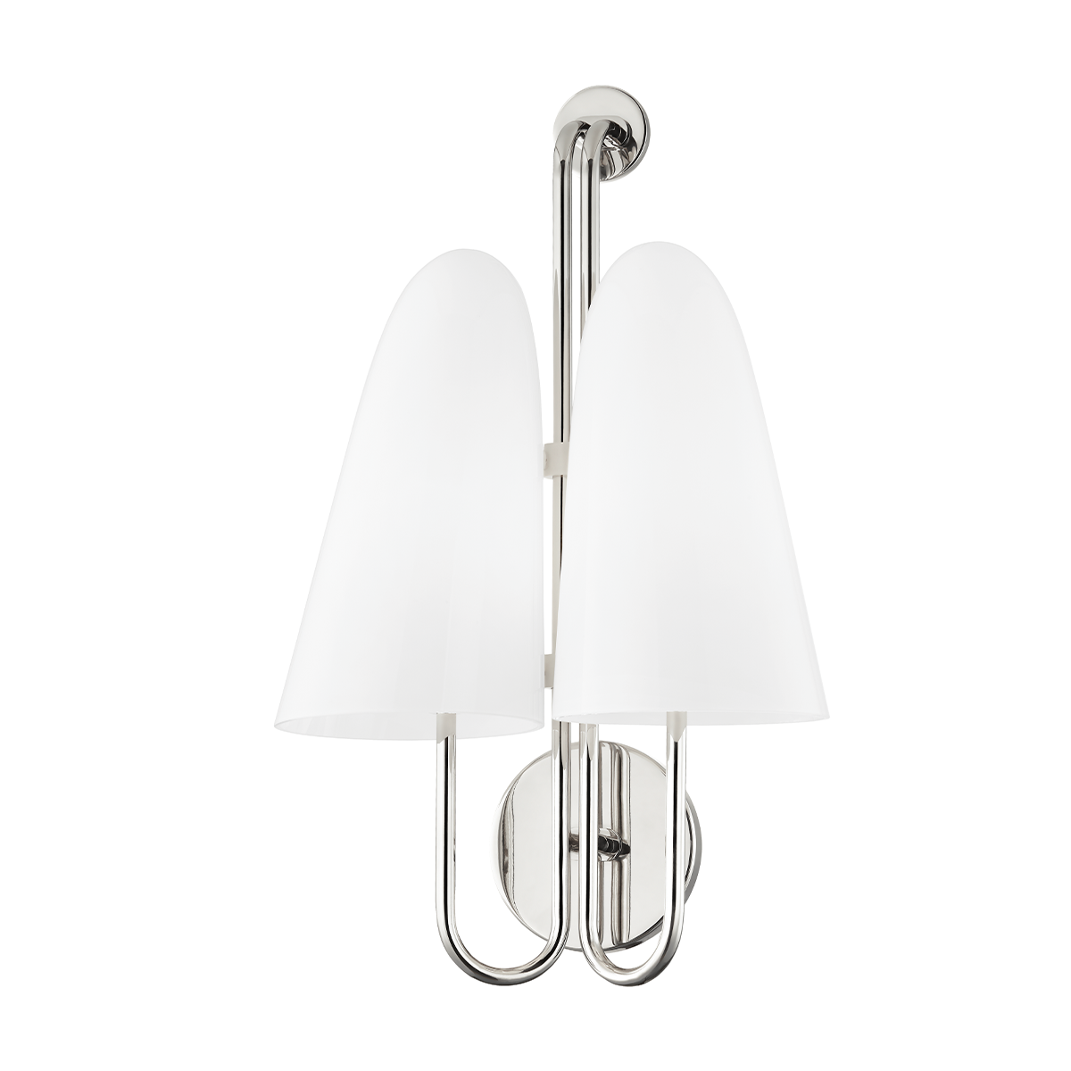 Slate Hill Wall Sconce in polished nickel — a Hudson Valley wall sconce for bathrooms, hallways, and living rooms at Laurie Yapp Home.