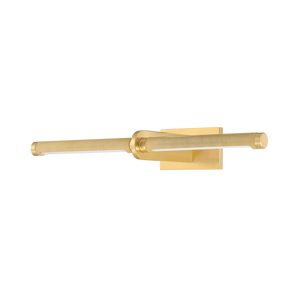 Deptford Picture Light 18" in aged brass — a Hudson Valley picture light for gallery walls and reading nooks at Laurie Yapp Home.