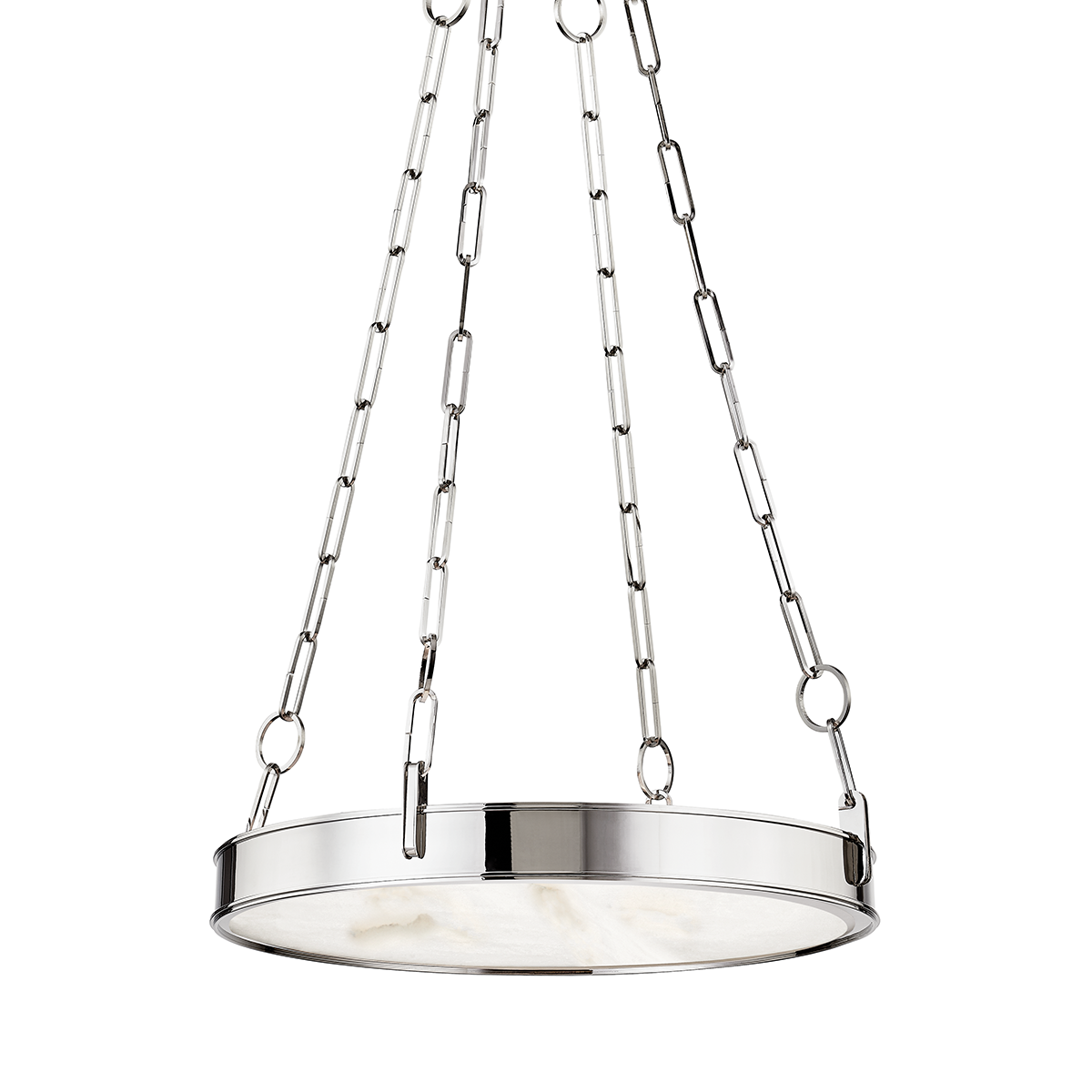 Kirby Chandelier 20" x 3.5" in aged brass — a Hudson Valley chandelier for dining rooms, entries, and living rooms at Laurie Yapp Home.