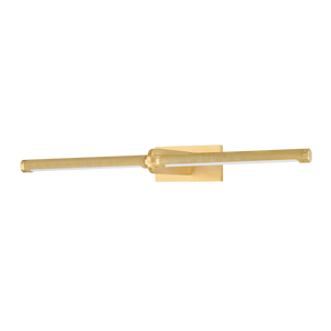 Deptford Picture Light 24" in aged brass — a Hudson Valley picture light for gallery walls and reading nooks at Laurie Yapp Home.