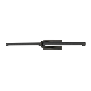 Deptford Picture Light 24" in dark bronze shown from a second angle to highlight the arm curve and shade proportion.