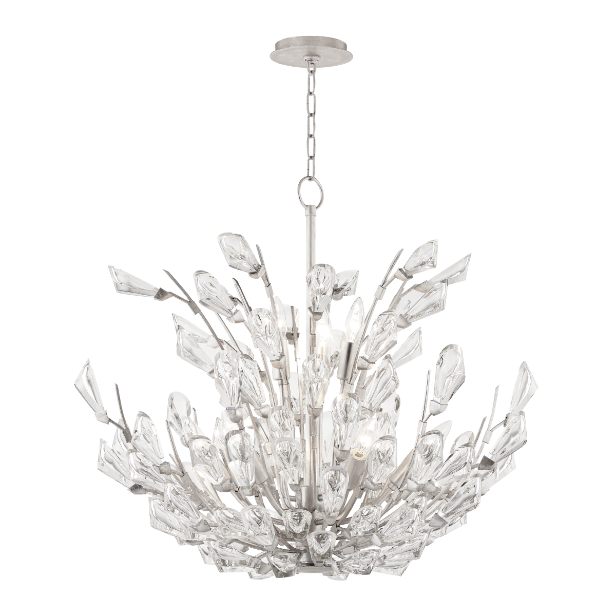 Tulip Chandelier 27.75" — a Hudson Valley chandelier for dining rooms, entries, and living rooms at Laurie Yapp Home.