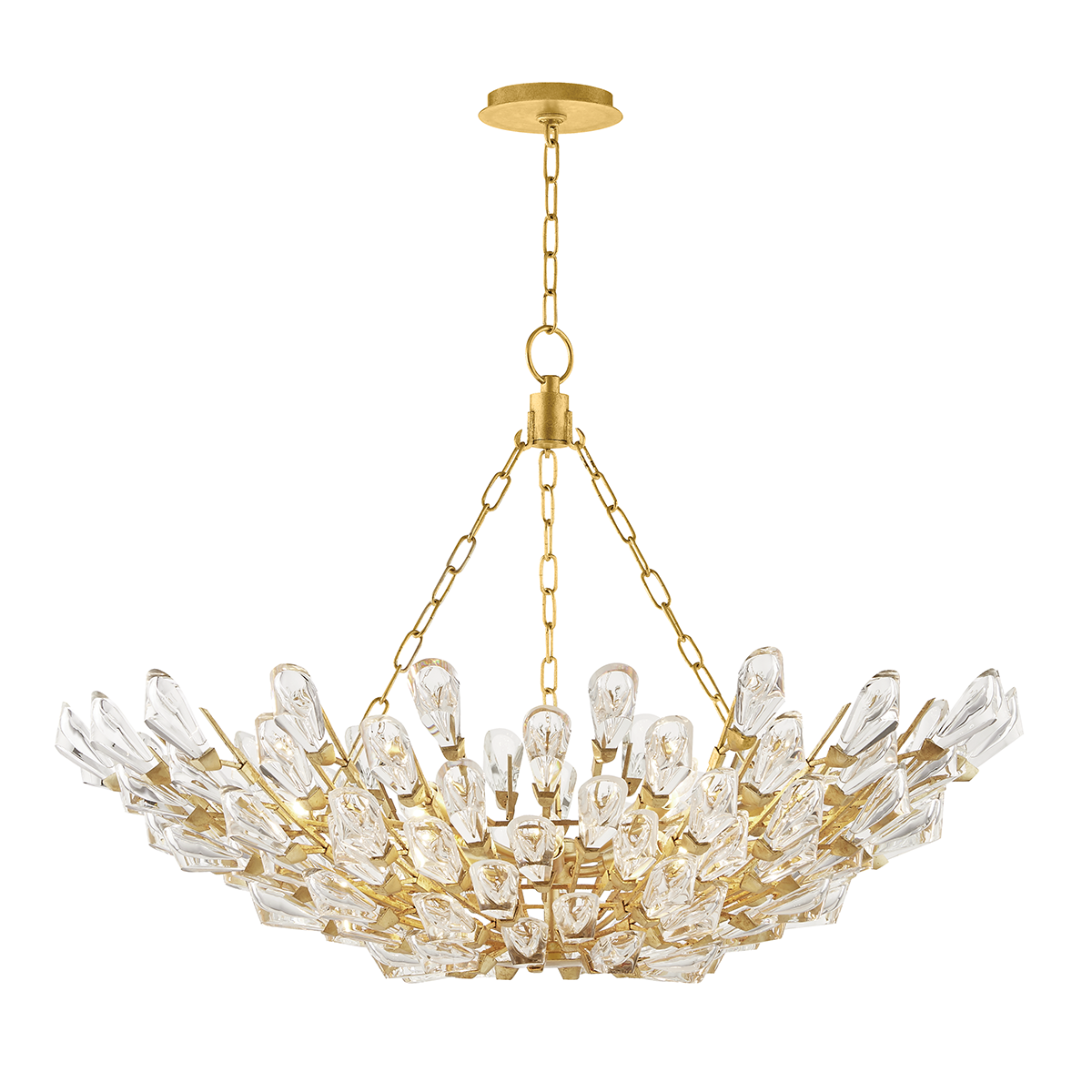Tulip Chandelier 39.5" — a Hudson Valley chandelier for dining rooms, entries, and living rooms at Laurie Yapp Home.