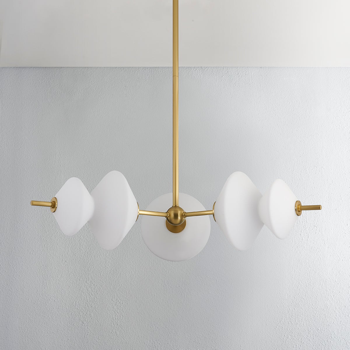 Barrow Chandelier in aged brass — a Hudson Valley chandelier for dining rooms, entries, and living rooms at Laurie Yapp Home.