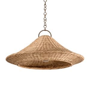 Baychester Pendant 32" — a Hudson Valley pendant for kitchens, entries, and dining rooms at Laurie Yapp Home.