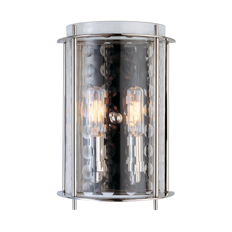 Esopus Wall Sconce in polished nickel — a Hudson Valley wall sconce for bathrooms, hallways, and living rooms at Laurie Yapp Home.