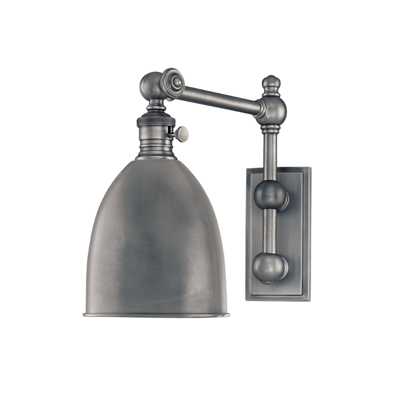 Roslyn Wall Sconce in aged brass — a Hudson Valley wall sconce for bathrooms, hallways, and living rooms at Laurie Yapp Home.