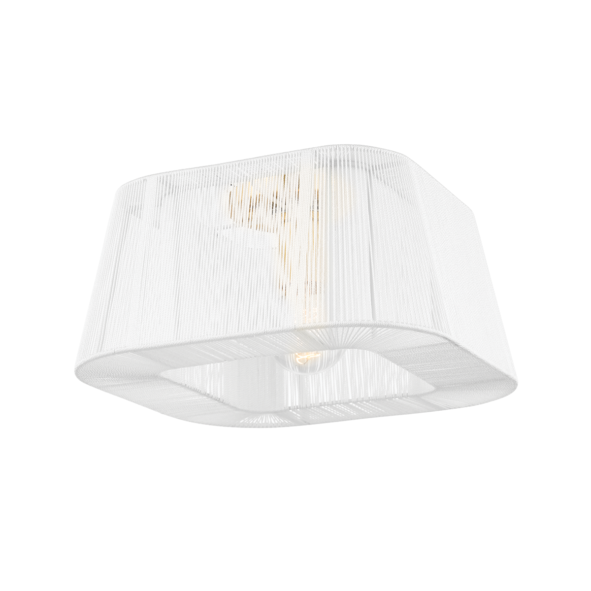 Verona Beach Flush Mount in aged brass — a Hudson Valley flush mount for hallways, bedrooms, and entryways at Laurie Yapp Home.