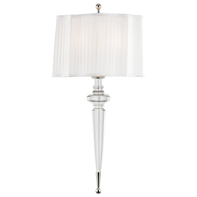 Tipton Wall Sconce 12" x 24" in aged brass — a Hudson Valley wall sconce for bathrooms, hallways, and living rooms at Laurie Yapp Home.