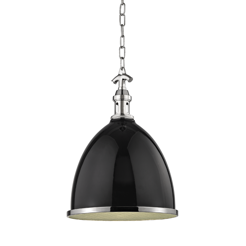 Viceroy Pendant 12.75" — a Hudson Valley pendant for kitchens, entries, and dining rooms at Laurie Yapp Home.