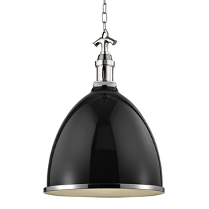Viceroy Pendant 16.75" — a Hudson Valley pendant for kitchens, entries, and dining rooms at Laurie Yapp Home.