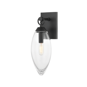 Nantucket Wall Sconce shown from a second angle to highlight the arm curve and shade silhouette.