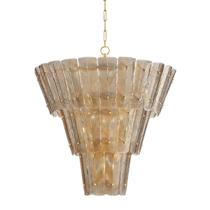 Cassian Chandelier 44.5" — a Hudson Valley chandelier for dining rooms, entries, and living rooms at Laurie Yapp Home.