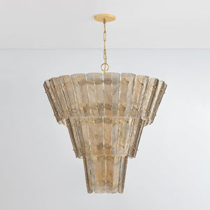 Cassian Chandelier 44.5" shown from a second angle to highlight the frame, arms, and shade detail.
