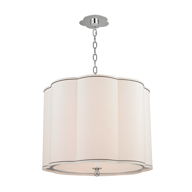 Sweeny Pendant 20" in aged brass — a Hudson Valley pendant for kitchens, entries, and dining rooms at Laurie Yapp Home.