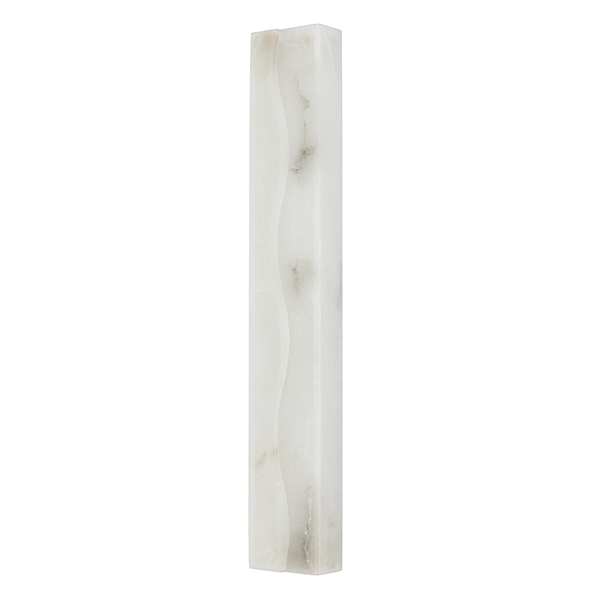 Sanger Wall Sconce 5" x 33" in polished nickel — a Hudson Valley wall sconce for bathrooms, hallways, and living rooms at Laurie Yapp Home.