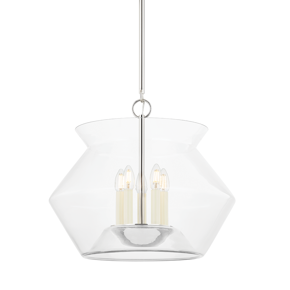 Edmonton Lantern 20.75" in aged brass — a Hudson Valley lantern for entries, foyers, and covered porches at Laurie Yapp Home.