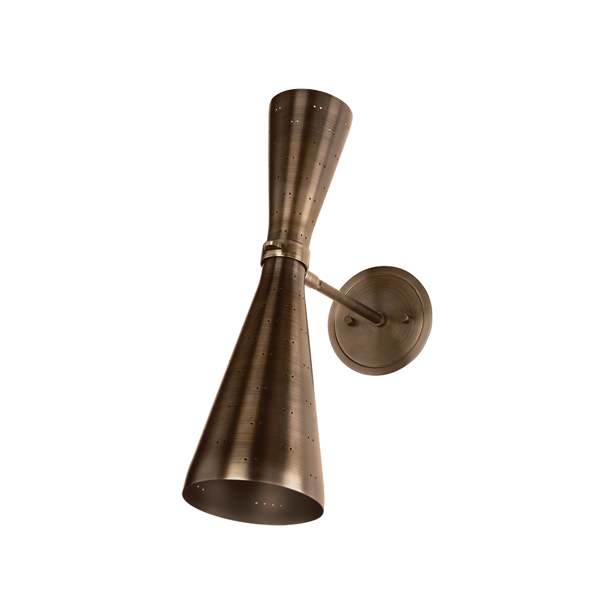 Allanton Wall Sconce in aged brass — a Hudson Valley wall sconce for bathrooms, hallways, and living rooms at Laurie Yapp Home.